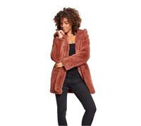 Urban Classics Ladies Hooded Teddy Coat Frauen Übergangsjacke schwarz #AraceliLook, Basics