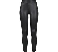 Urban Classics Damen-Leggings Imitation-Leder schwarz Größe M