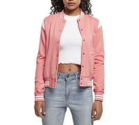 Urban Classics Ladies Inset College Sweat Jacket Frauen in Gr. 4XL in Pink