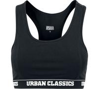 Urban Classics Ladies Logo Bra Frauen Bustier schwarz 3XL