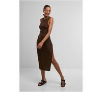 Urban Classics Ladies Long Racerback Rib Dress Langes Kleid braun in M
