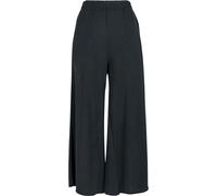 Urban Classics Damen Culotte Modal – lässige Marlene, 3/4-Länge, Gummibund, Größe S, Schwarz