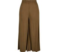 Urban Classics Damenhose Ladies Modal Culotte khaki Größe M – 77% Modal, 23% Polyester, Gummibund