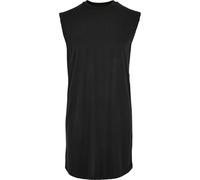 Urban Classics Ladies Modal Padded Shoulder Tank Dress, Black, XS
