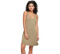 Urban Classics Damen Ladies Modal Short Racer Back Dress Kleid, Khaki, 3XL