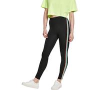 Urban Classics Ladies Multicolor Side Taped Leggings, Damen Leggings, erhältlich in Schwarz, Größen XS bis 5XL