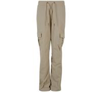 Urban Classics Ladies Nylon Cargohose in Gr. S in Grau