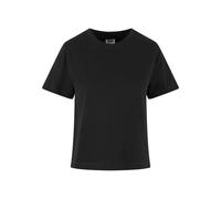 Urban Classics - Ladies Organic Boxy Black - T-Shirt - Schwarz - XL - 100% Baumwolle,Jersey Schwarz XL