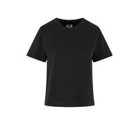 Urban Classics - Ladies Organic Boxy Black - T-Shirt - Schwarz - S - 100% Baumwolle,Jersey Schwarz S
