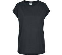 Urban Classics Ladies Organic Extended Shoulder Tee Frauen T-Shirt schwarz