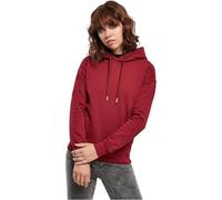 Kapuzenpullover URBAN CLASSICS "Damen Ladies Organic Hoody" Gr. XXL, rot (burgundy) Damen Pullover Kapuzenpullover (81248846-XXL)