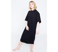 Urban Classics Ladies Organic Long Oversized Tee Dress in Gr. XS in Schwarz