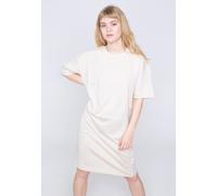 Urban Classics - Ladies Organic Oversized Slit Softseagrass - Kleid - Grün - XS - 100% Bio-Baumwolle Grün XS