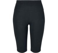 Urban Classics Damen Stretch-Jersey Radlerhose – 95% Biobaumwolle/5% Elastan – Schwarz XL
