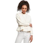 Urban Classics Ladies Organic Volants Hoody in Gr. M in Beige