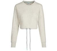Urban Classics Damen Sweatshirt TB3653 – Oversized Cropped Crewneck – lightgrey XL