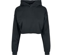 Urban Classics Ladies Oversized Cropped Hoody in Gr. S in Schwarz