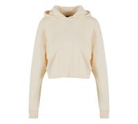 Urban Classics Damen TB6854-Ladies Oversized Cropped Light Terry Hoodie Kapuzenpullover, whitesand, XXL