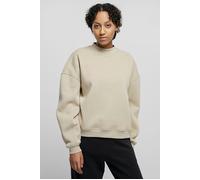 Urban Classics Damen Sweatshirt Oversized Organic Crewneck Beige (Wetsand) XS