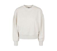 Urban Classics Damen Sweatshirt Ladies Oversized Rainbow Crewneck, Farbe lightgrey, Größe XL