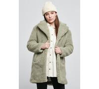 Parka URBAN CLASSICS "Urban Classics Damen Ladies Oversized Sherpa Coat" Gr. XL, weiß (softsalvia) Damen Jacken Parkas (52414736-XL)