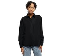 Urban Classics Ladies Oversized Twill Shirt Frauen Langarmhemd schwarz L