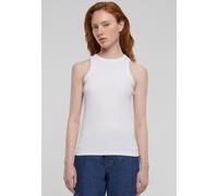 Urban Classics - Ladies Racer Back Rib White - Oberteil - Weiß - M - 95% Baumwolle, 5% Elastan,Jersey Weiß M