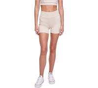 Urban Classics Damen-Shorts Recycelte High-Waist Cycle Hotpants Softseagrass Größe 5XL