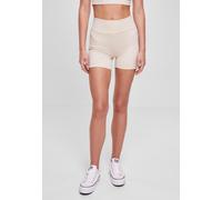 Urban Classics - Ladies Recycled High Waist Cycle Softseagrass - Shorts - Beige - XL - 80% Polyester, 20% Elastan Beige XL