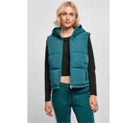 Urban Classics Ladies Recycled Twill Puffer Vest in Gr. XS in Grün