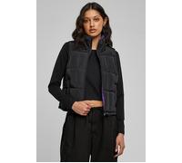 Urban Classics Ladies Reversible Cropped Puffer Vest in Gr. S in Schwarz