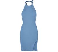 Urban Classics Ladies Rib Knit Neckholder Dress Horizonblue Größe: XL | Midikleider Outlet | Damen | Blau