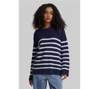 Urban Classics - Ladies Rib Striped Navy/White - Pullover - Blau - S - 50% Baumwolle, 50% Polyacryl Blau S