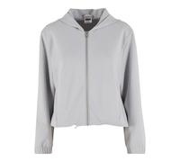 Urban Classics Ladies Scuba Zip Hoodie Kapuzenjacke grau in L