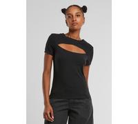 Urban Classics - Ladies Short Cut Out Black - T-Shirt - Schwarz - XL - 93% Baumwolle, 7% Polyester Schwarz XL