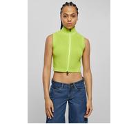 Urban Classics Damen Weste Ladies Short Knit Vest frozenyellow M
