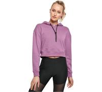 Urban Classics Ladies Short Terry Hoody, duskviolet, 5XL
