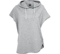 Urban Classics Ladies Sleeveless Terry Hoody T-Shirt grau in XS