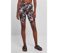 Urban Classics Ladies Soft AOP Cycle Shorts in Gr. XS in Schwarz