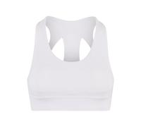 Urban Classics Ladies Sports Bra Bustier weiß in XS