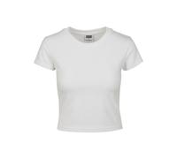 Urban Classics Ladies Stretch Jersey Cropped Tee white-5XL