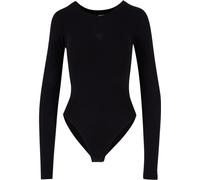 Urban Classics Damen Langarm-Body Stretch-Jersey Schwarz Größe M