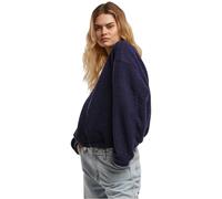 Bomberjacke URBAN CLASSICS "Urban Classics Ladies Structured Bomber Jacket", Damen, Gr. L, schwarz, 100% Polyester, unifarben, normal, amerikanischer Ausschnitt, Jacken Bomberjacke (10536156-L) schwar