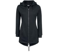 Urban Classics Sweatshirtjacke TB1075 Ladies Sweat Parka Kapuzenpullover Damen Black XXL