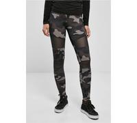 Urban Classics Ladies Camo Tech Mesh Leggings Damen-Leggings - darkcamo schwarz XL