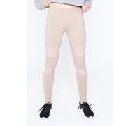 Urban Classics - Ladies Tech Mesh Soft Taupe - Leggings - Braun - L - 90% Polyester, 10% Elasthan Braun L
