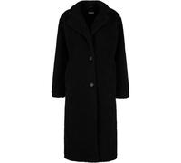 Urban Classics Ladies Teddy Long Coat Mantel schwarz in M