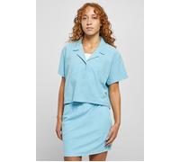 Urban Classics Ladies Towel Resort Shirt Balticblue Größe: M | Business hemden Outlet | Damen | Blau