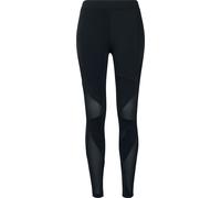 Urban Classics Leggings Triangle Tech Mesh – Damen, 80% Polyamid/20% Elasthan – Schwarz Gr. M