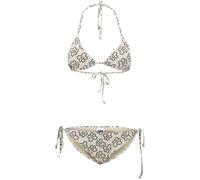 Urban Classics Ladies Triangle Pattern Bikini in Gr. XL in Schwarz